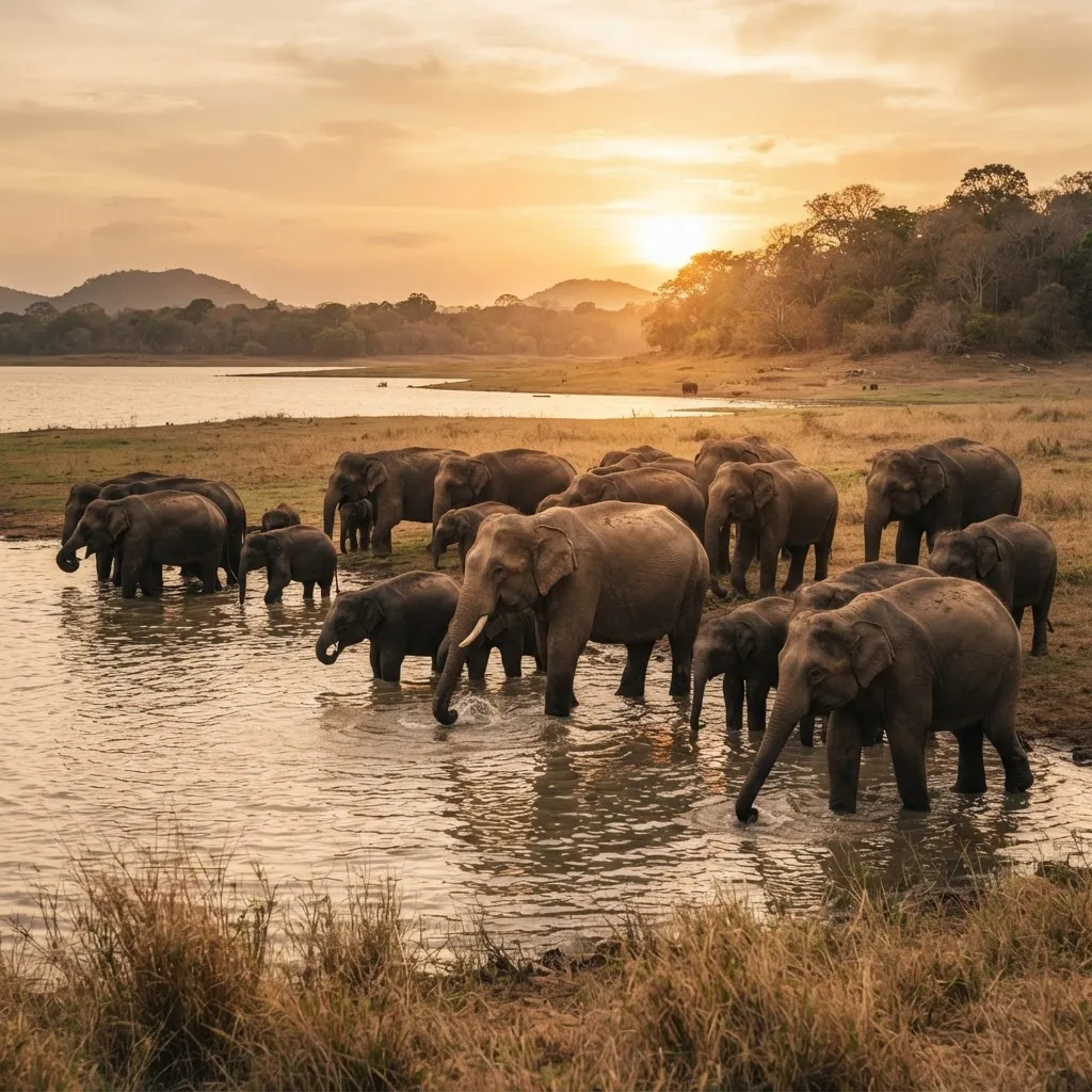 Elephant Safari at Minneriya National Park: A Thrilling Adventure